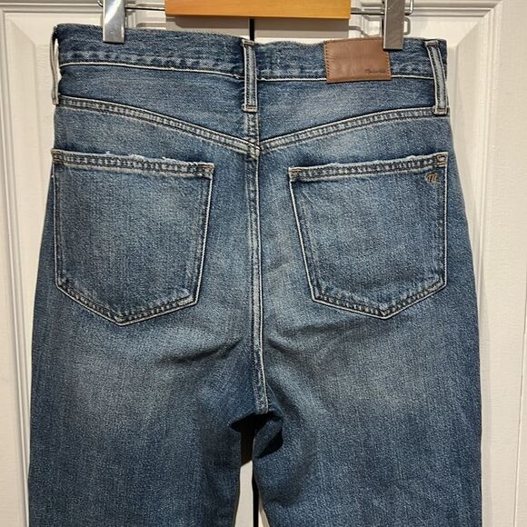 Madewell Blue High Rise Ankle Length The Mom‎ Jeans Size 28 NWT - Picture 7 of 12